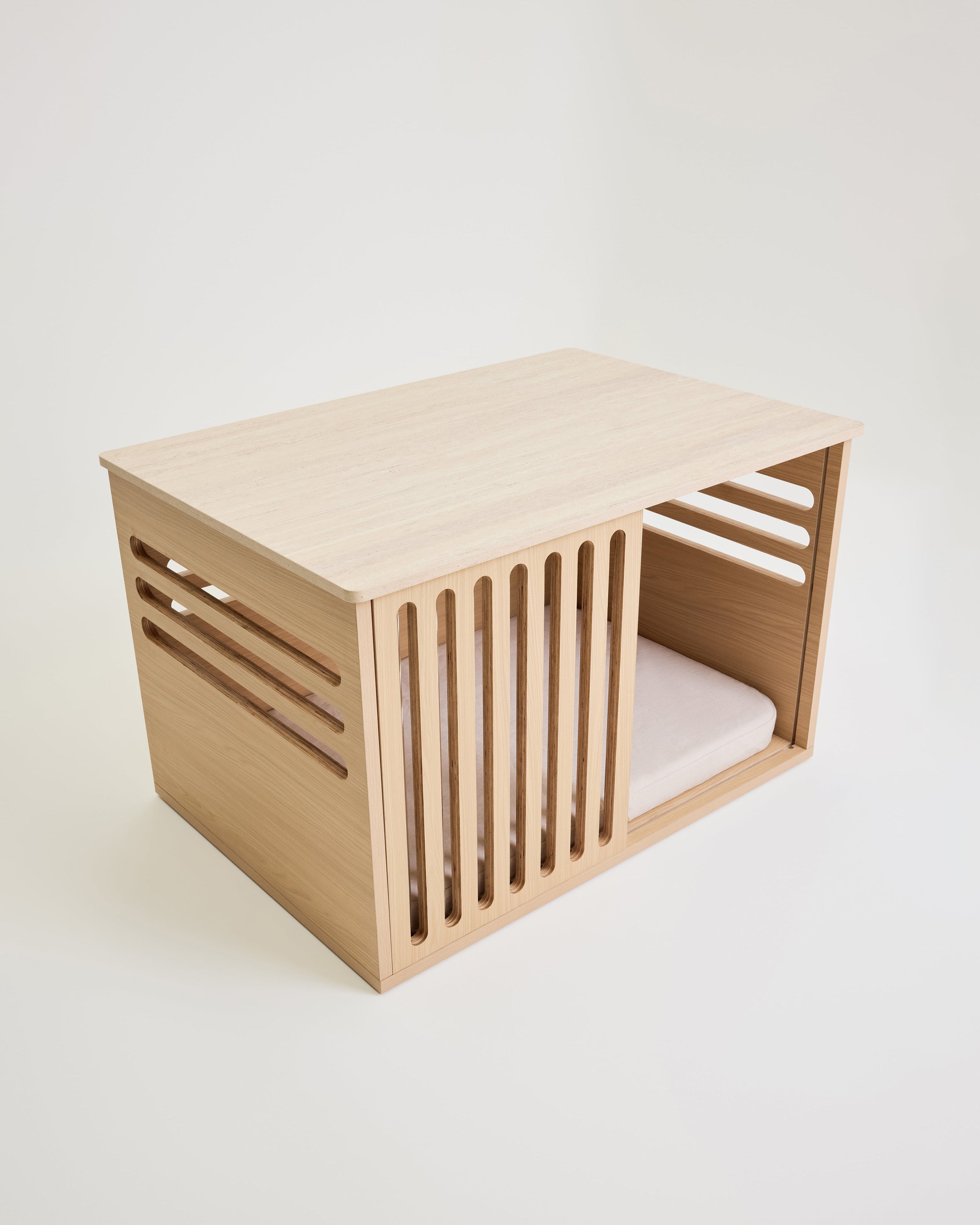 Large Buffet Table Crate - Elm Travertine