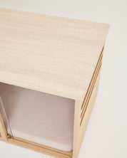 Large Buffet Table Crate - Elm Travertine