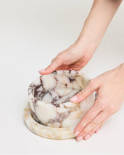 Marble Bowl & Tray Set - Viola Oro