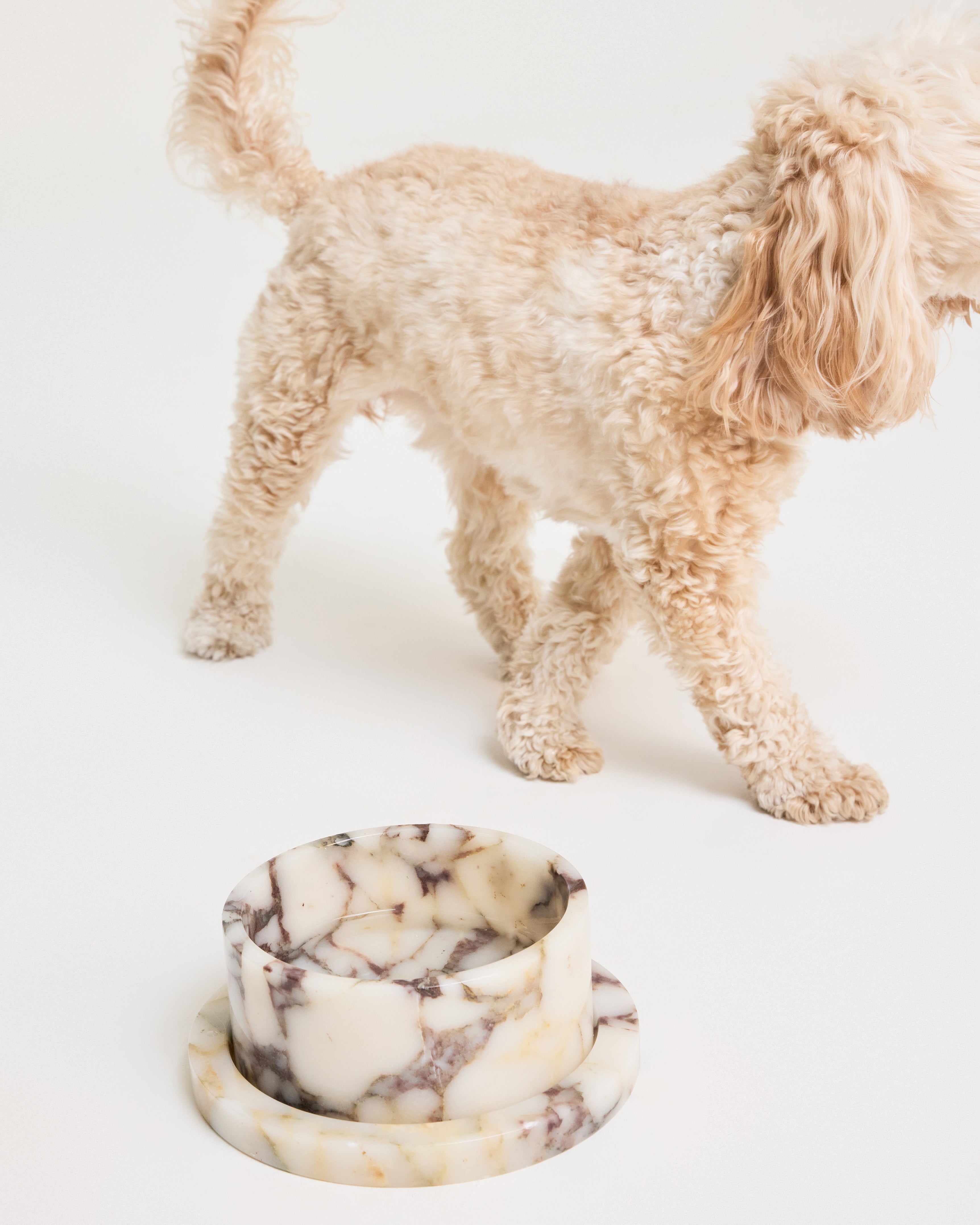 Marble Bowl & Tray Set - Viola Oro