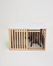 Large Buffet Table Crate - Elm Carrara