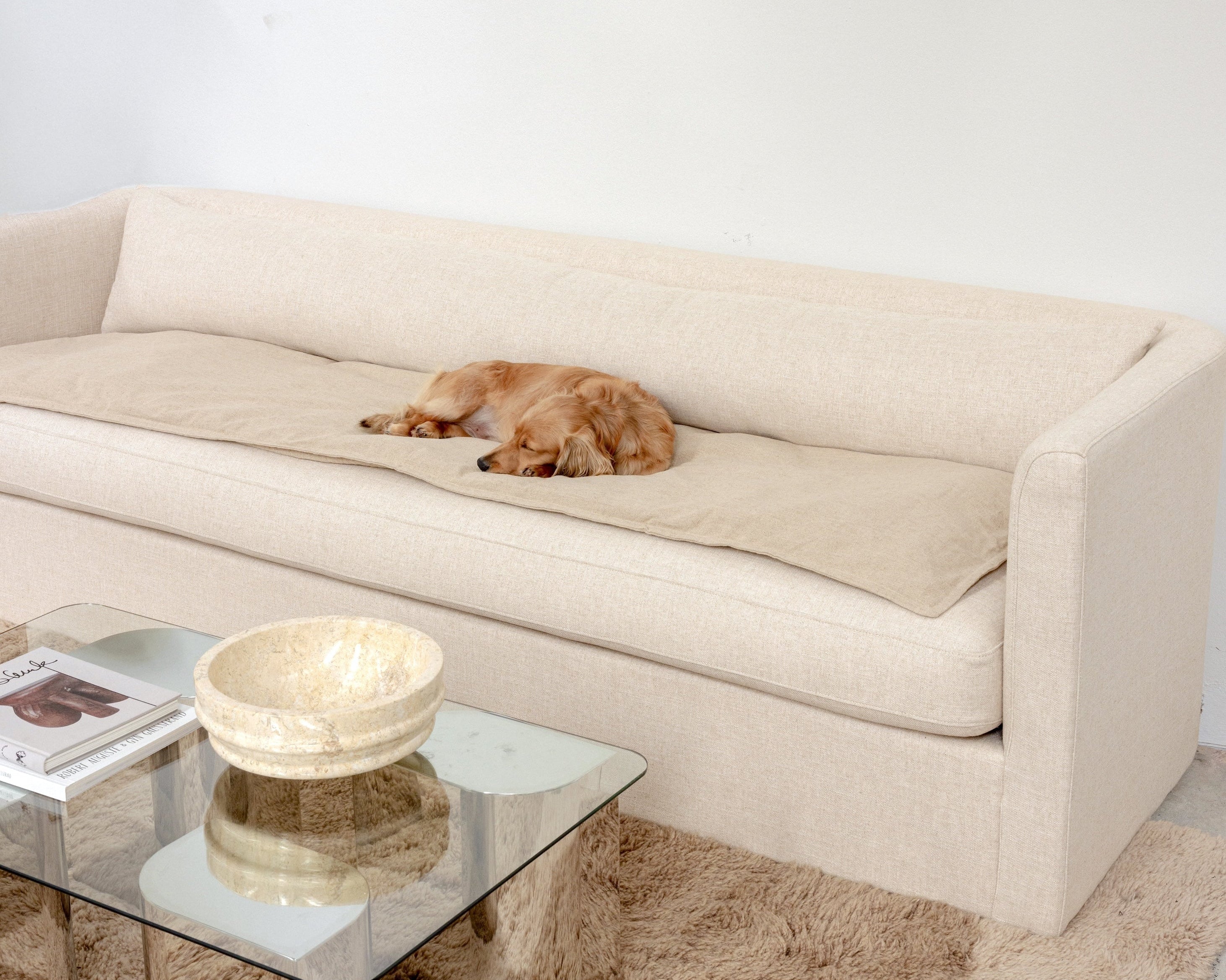 Stop covering your sofa up with boring slipcovers and throws - here's what to use instead