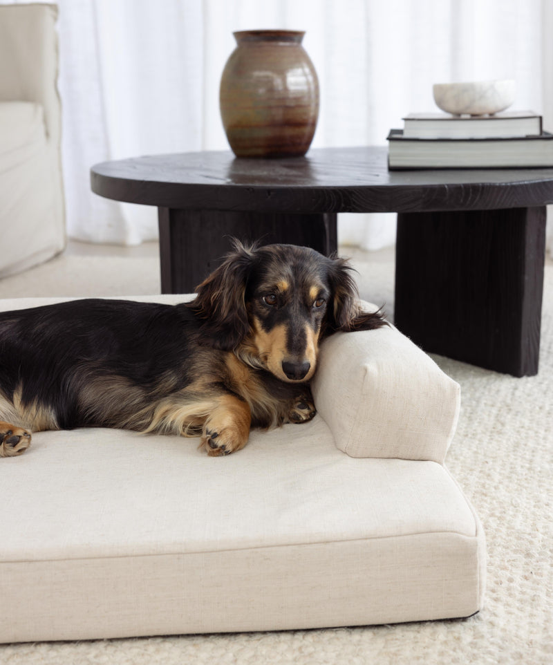 Cloud Dog Bed - Oatmeal Linen