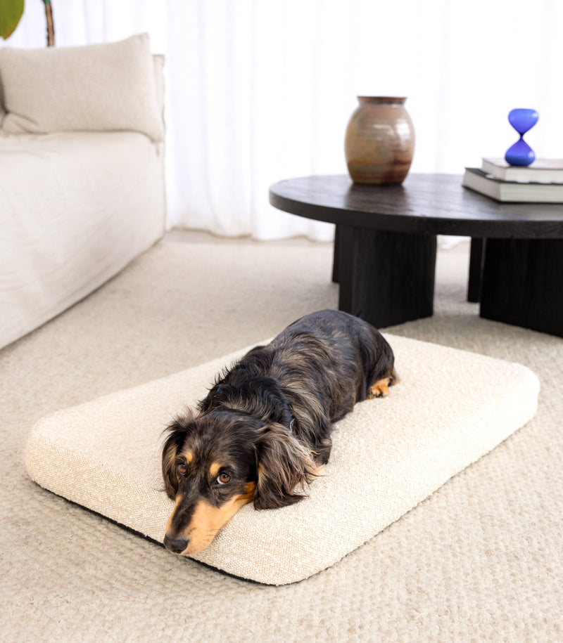 Flat Bed / Crate Mat - Buttercream Boucle