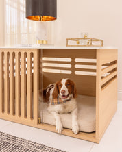 Large Buffet Table Crate - Elm Carrara