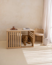 Large Buffet Table Crate - Elm Travertine