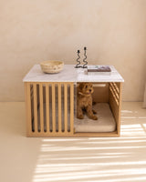 Large Buffet Table Crate - Elm Carrara