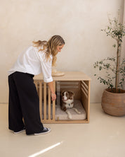 Large Buffet Table Crate - Elm Travertine