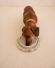 Lick Mat / Slow Feeder Bowl - Cream