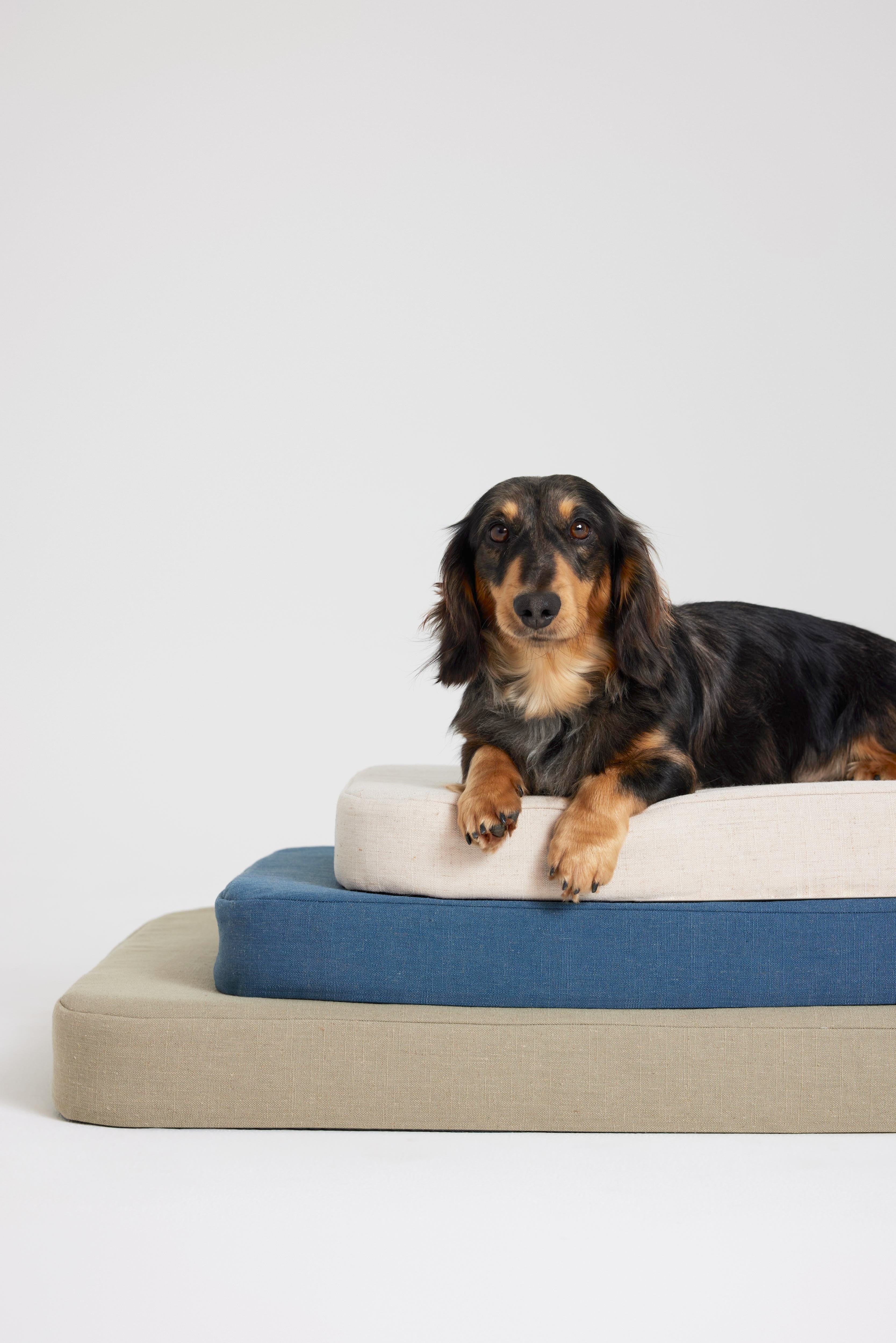 Flat Bed / Crate Bed - Oatmeal Linen