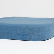 Denim blue - plush flat dog bed