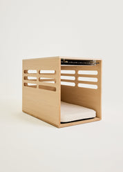 Side Table Crate - Elm Travertine