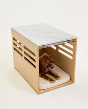 Side Table Crate - Elm Carrara