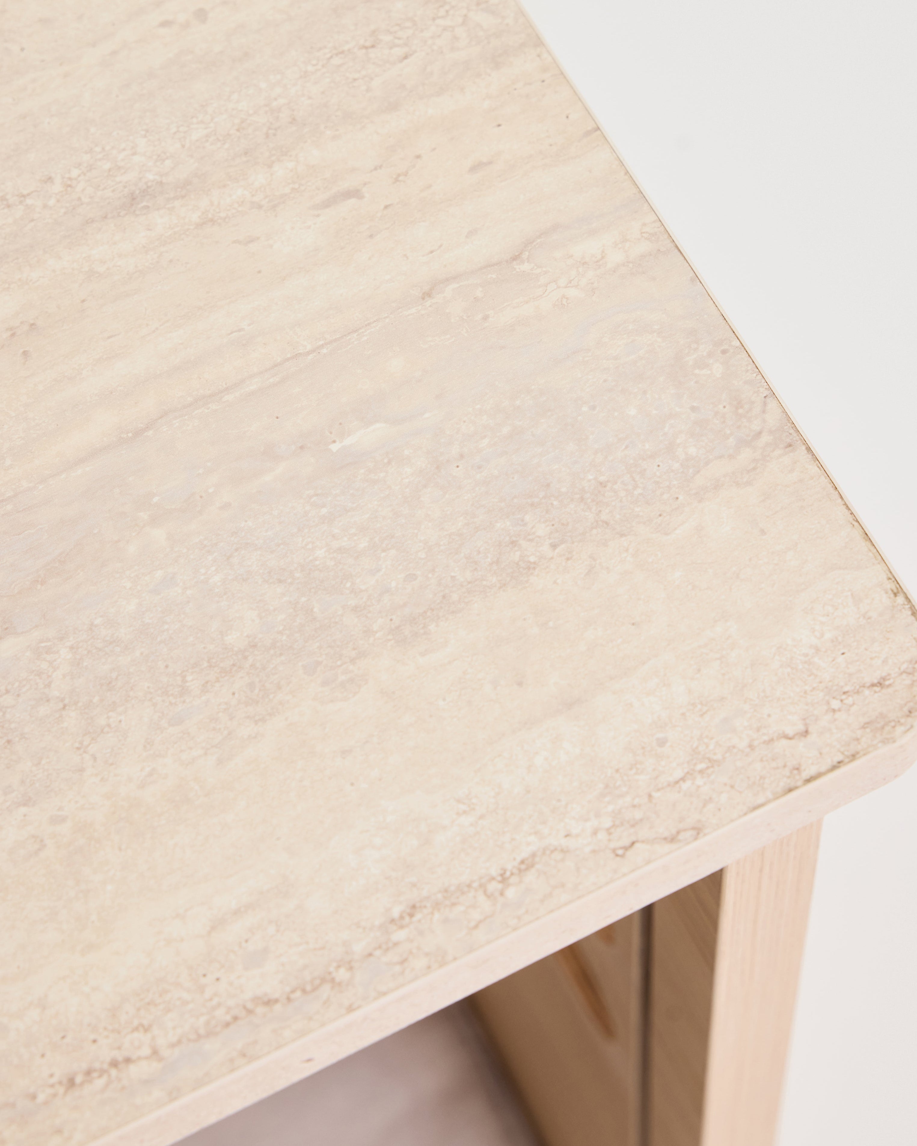 Large Buffet Table Crate - Elm Travertine