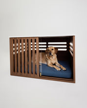 Large Buffet Table Crate - Walnut Carrara