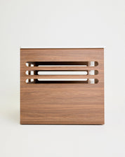 Large Buffet Table Crate - Walnut Carrara