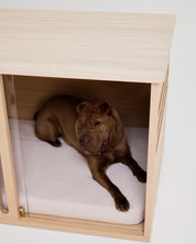Large Buffet Table Crate - Elm Travertine