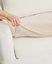 Velvet Sofa Topper - Dune