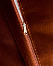Velvet Sofa Topper - Ochre