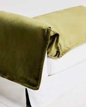 Velvet Sofa Topper - Olive
