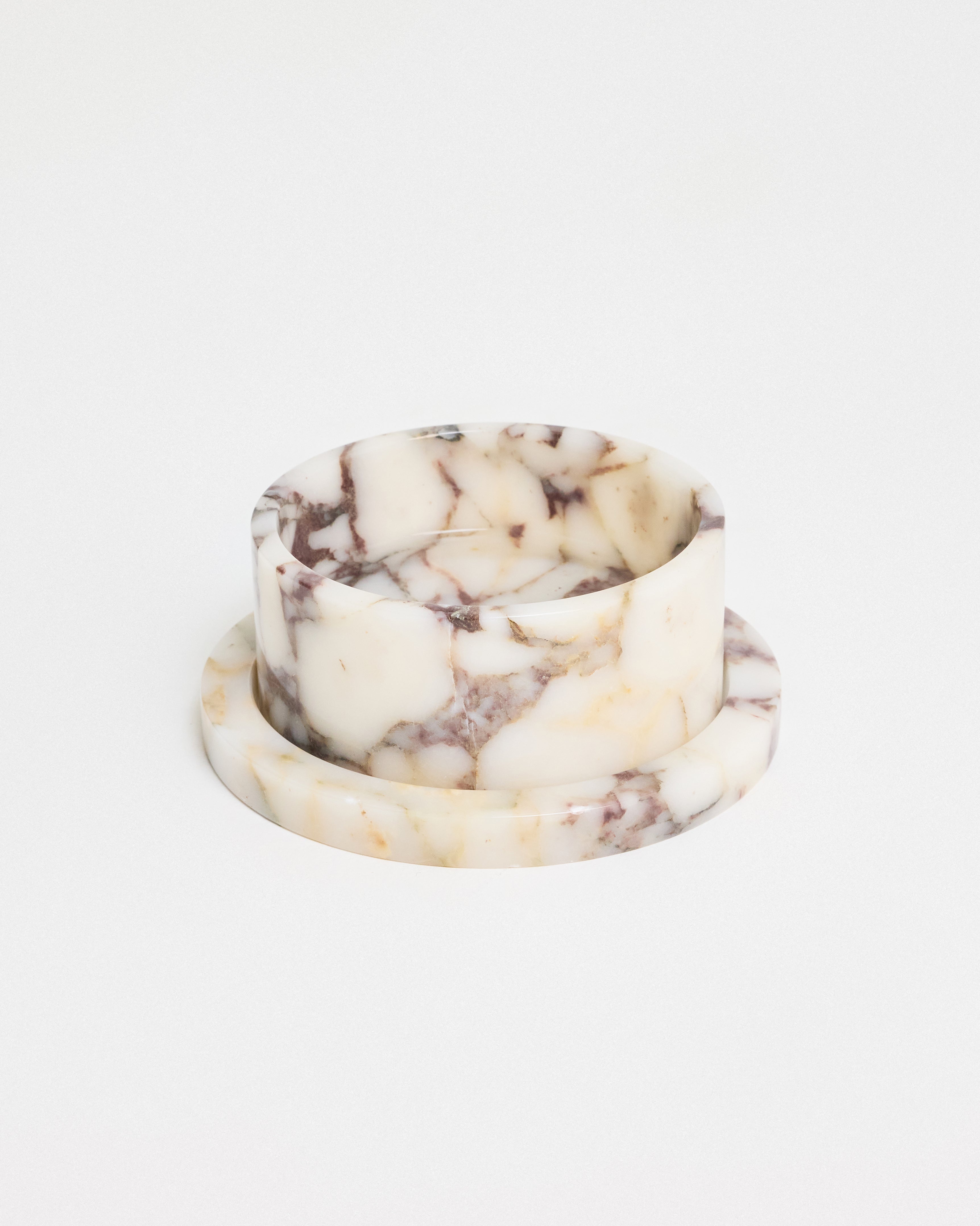 Marble Bowl & Tray Set - Viola Oro