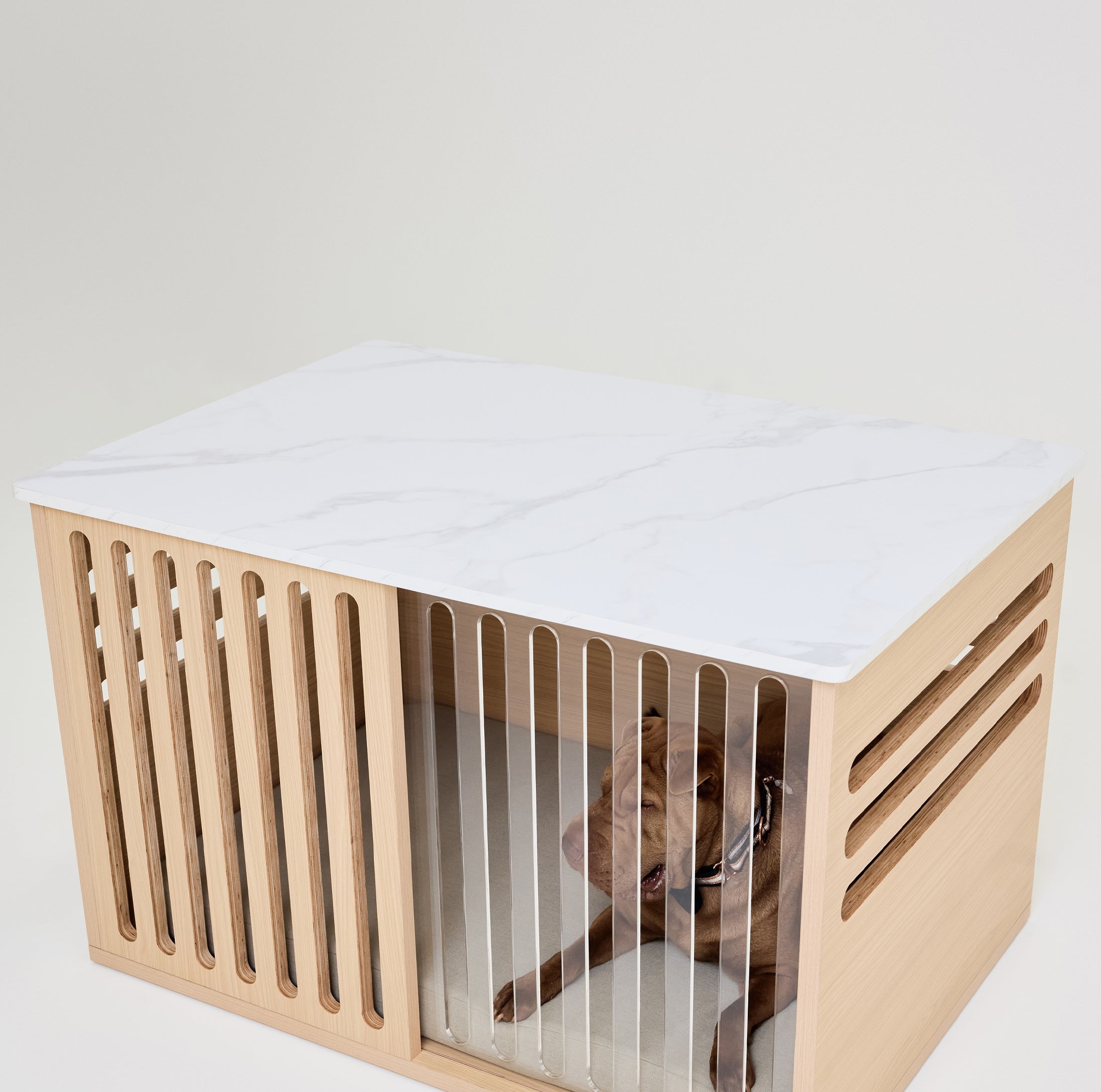 Large Buffet Table Crate - Elm Carrara