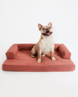 Cloud Dog Bed - Red Clay Linen