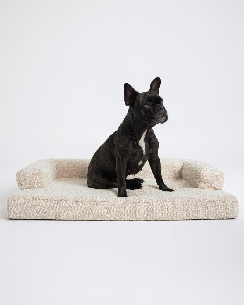 Cloud Dog Bed - Buttercream Boucle