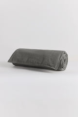 Linen Sofa Topper - Charcoal