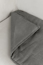 Linen Sofa Topper - Charcoal