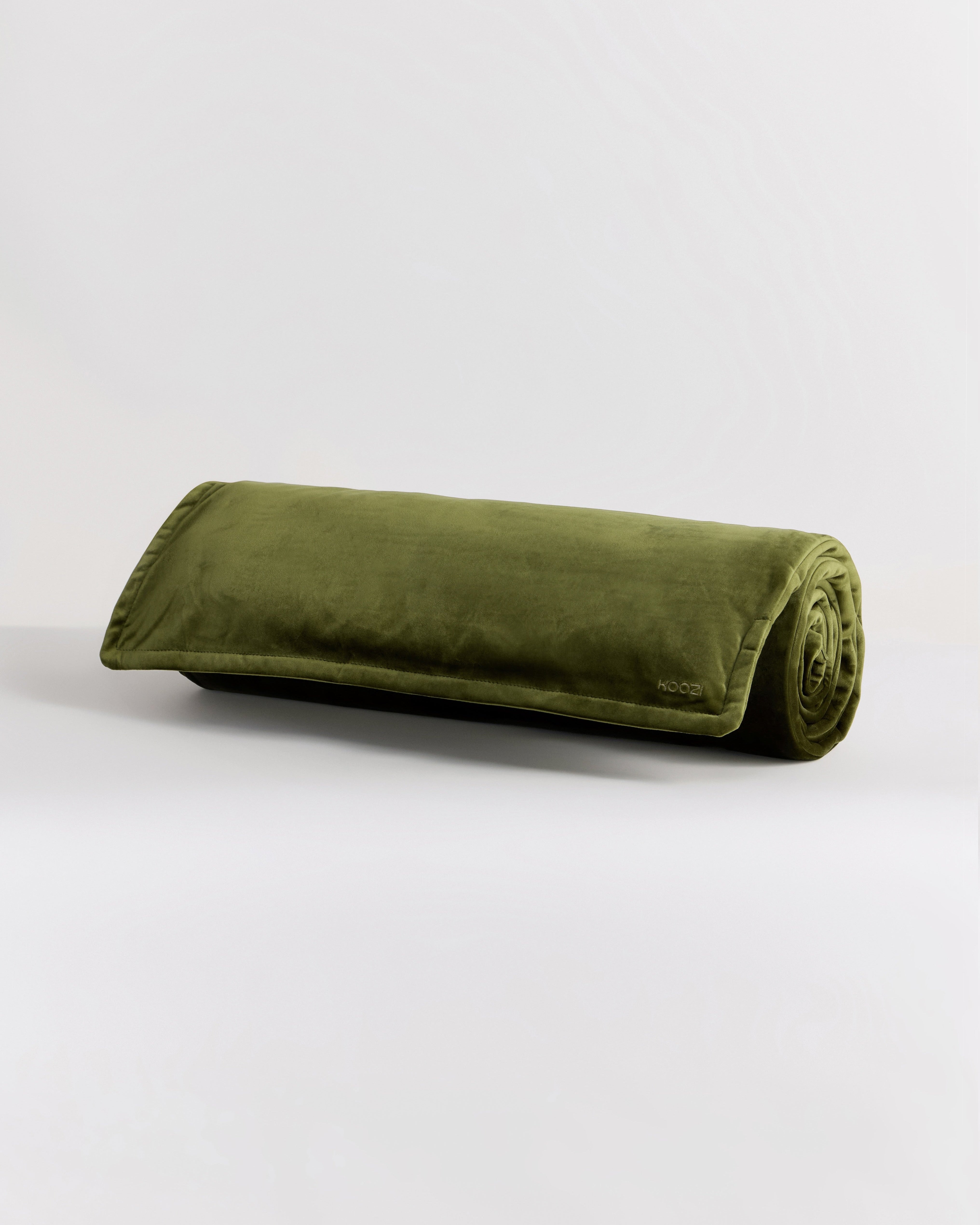 Koozi sofa topper olive green velvet