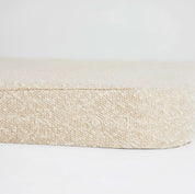 Flat Dog Bed - Buttercream Boucle