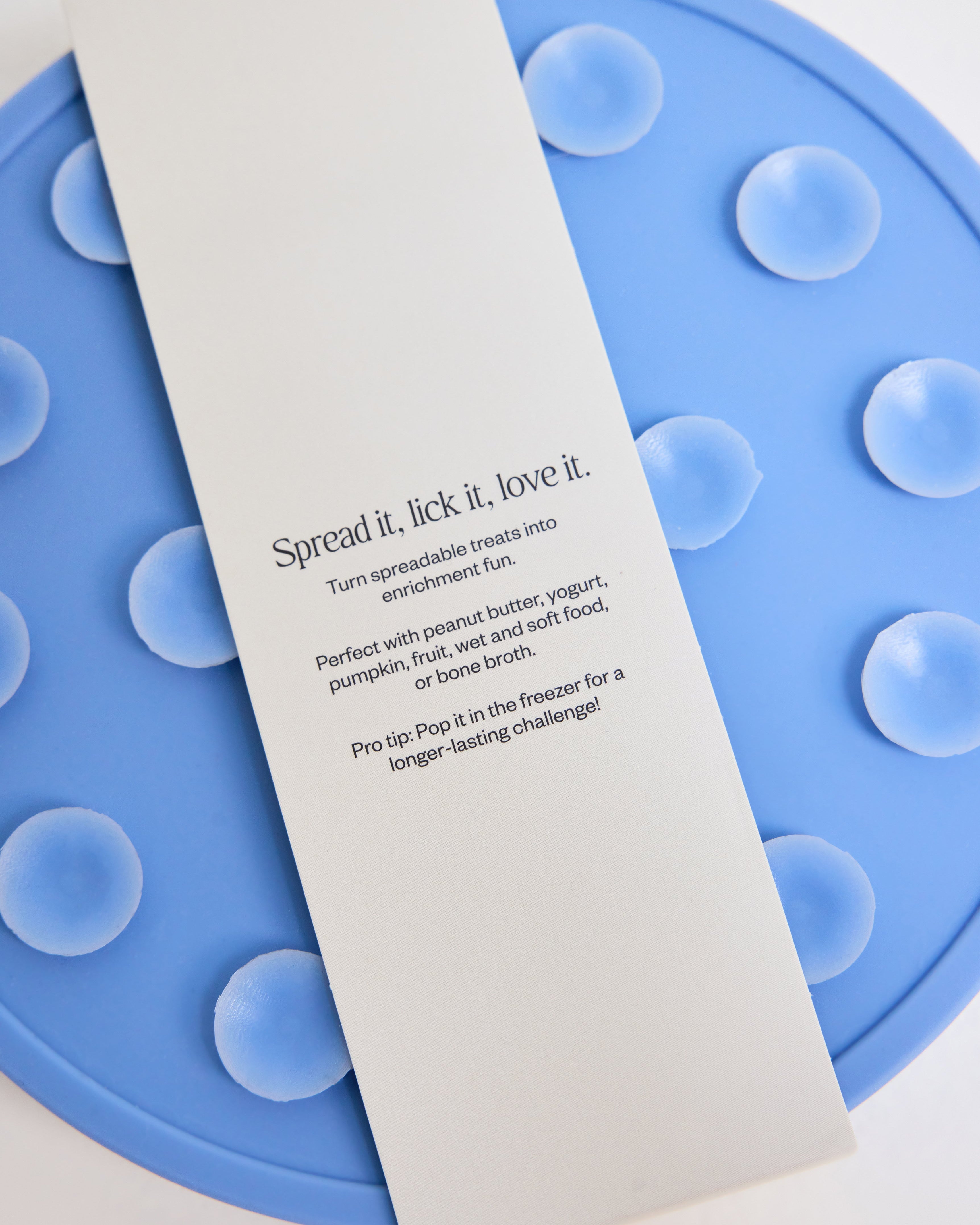 Lick Mat / Slow Feeder Bowl - Powder Blue