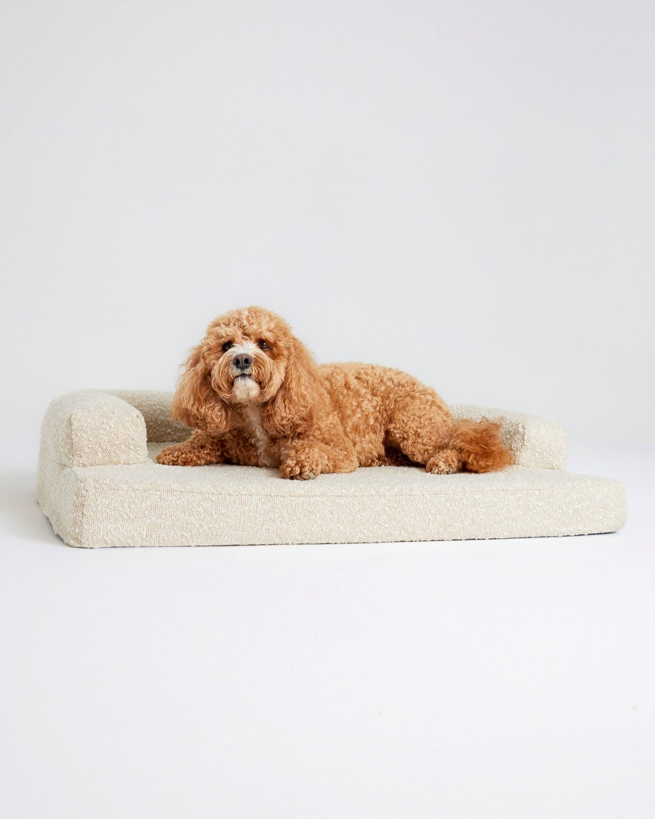 Cloud Dog Bed - Buttercream Boucle
