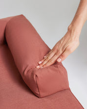 Cloud Dog Bed - Red Clay Linen