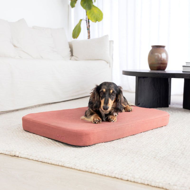 Flat Bed / Crate Mat - Red Clay Linen