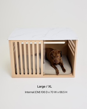 Large Buffet Table Crate - Elm Carrara